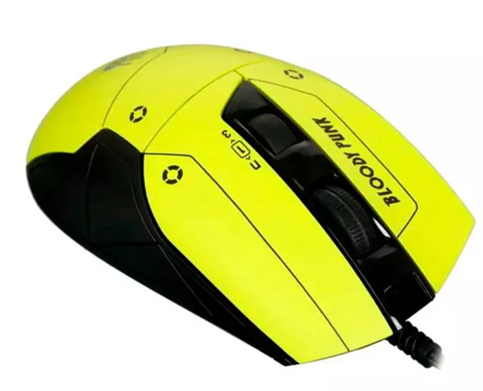 Мышь A4Tech Bloody W70 Max желтый