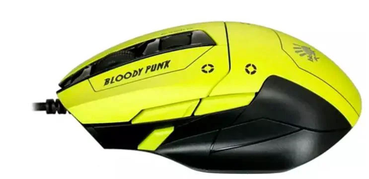 Мышь A4Tech Bloody W70 Max желтый