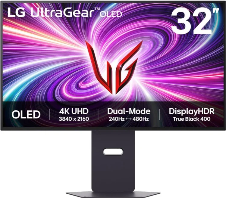 Монитор 31.5'' LG 32GS95UV-B.ARUZ UHD OLED 0.03ms 480Hz черный