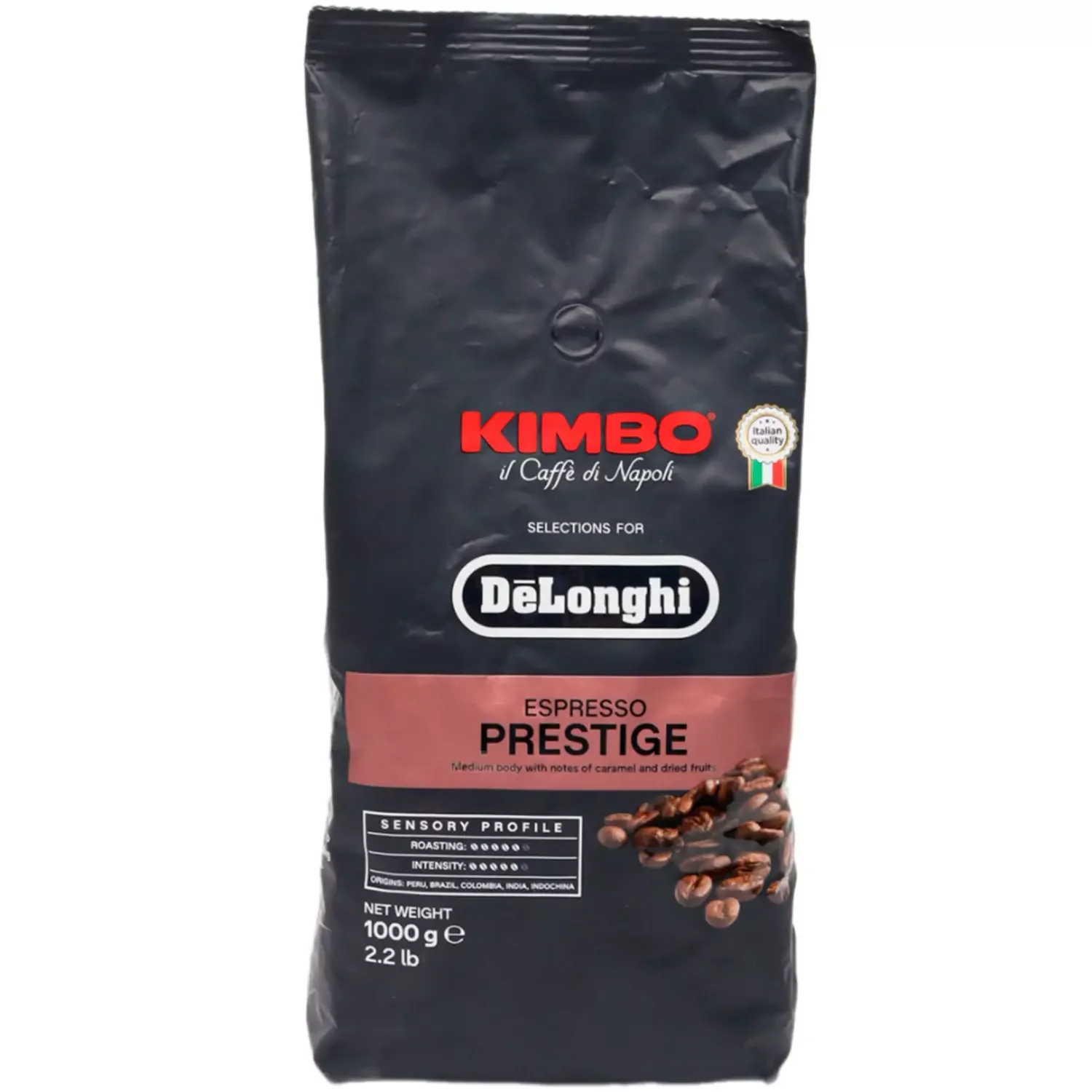 Кофе в зернах Delonghi Kimbo Prestige DLSC615 1000гр купить,NaN