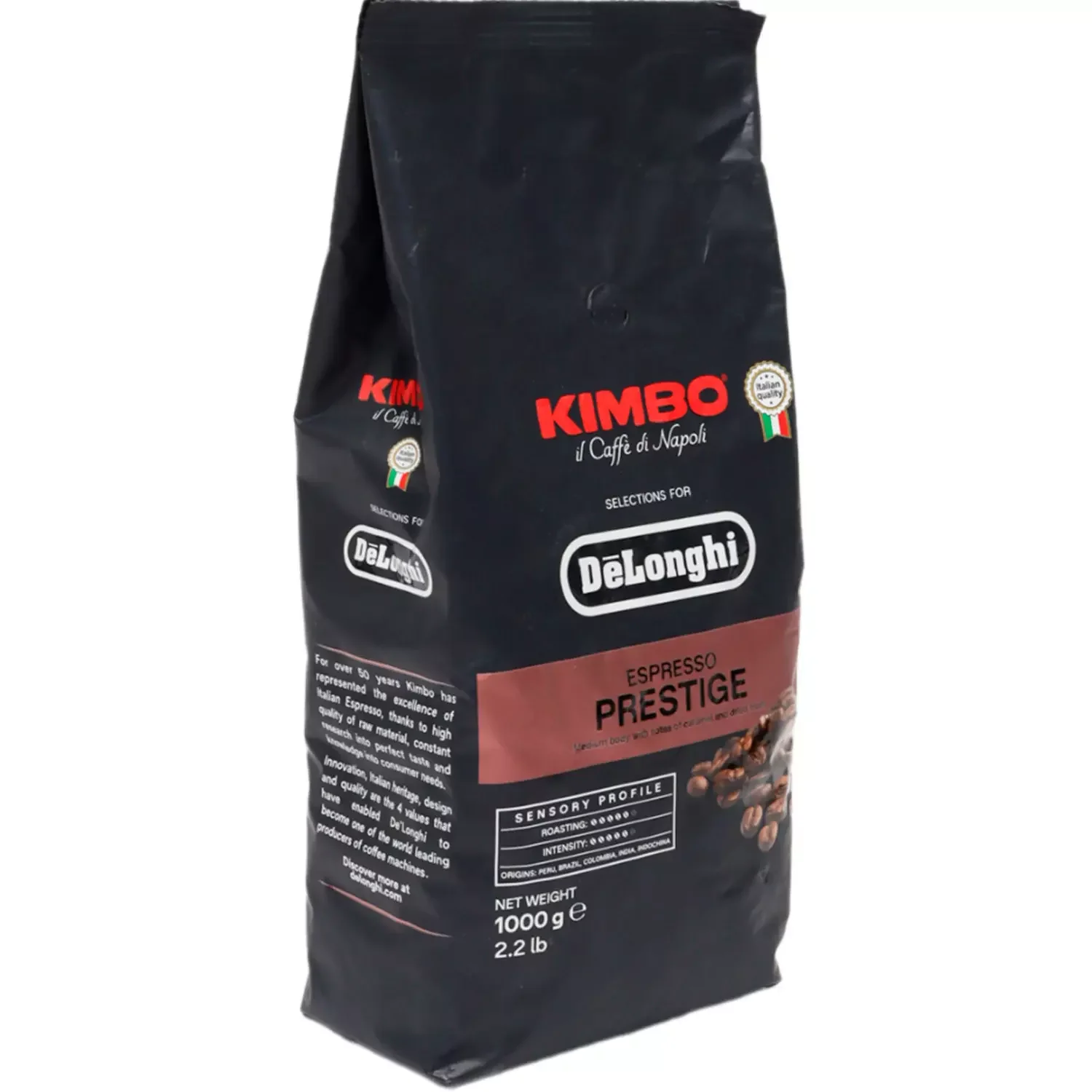 Кофе в зернах Delonghi Kimbo Prestige DLSC615 1000гр купить,NaN