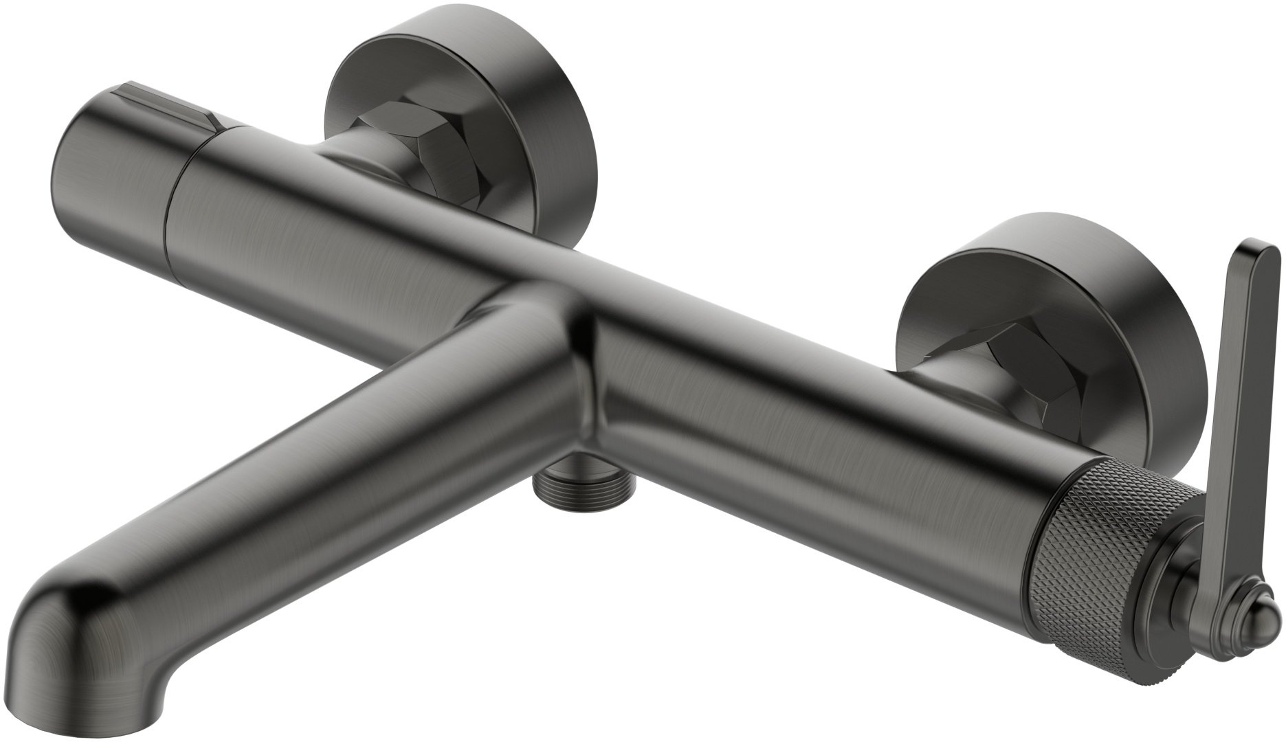 Смеситель для ванны ESKO Bangkok Gun metal BG54GM, латунь, цвет графит купить,NaN