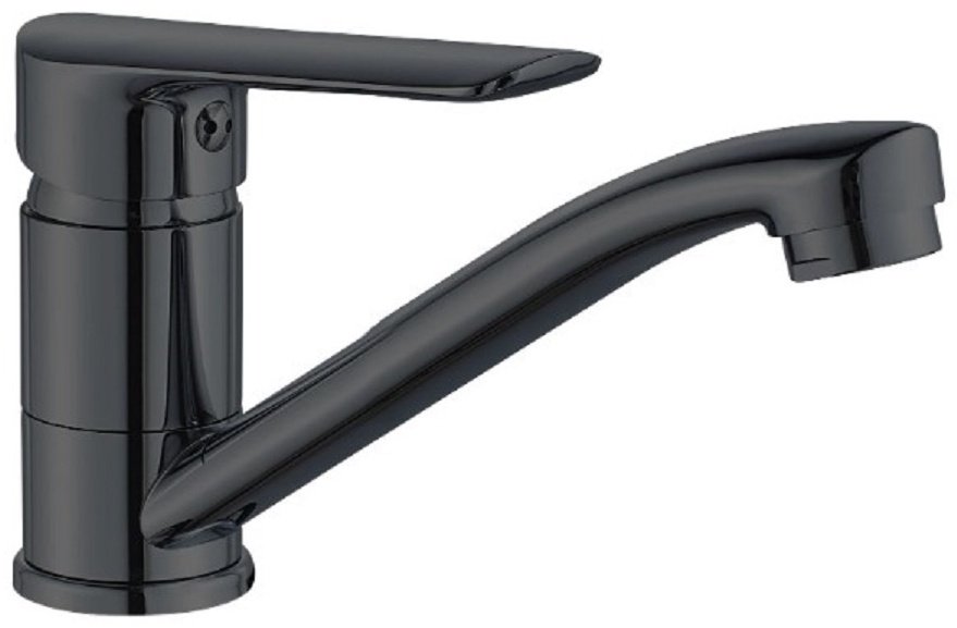 Смеситель для раковины (умывальника) ESKO Lagos Black LG15B, однозахватный