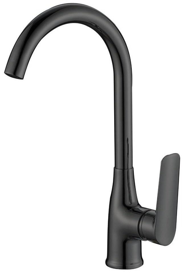 Смеситель для кухни (мойки) ESKO Lagos Black LG519B, однозахватный купить,46482
