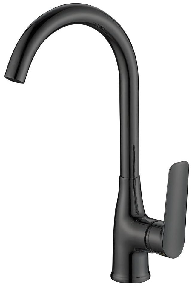 Смеситель для кухни (мойки) ESKO Lagos Black LG519B, однозахватный купить,46482