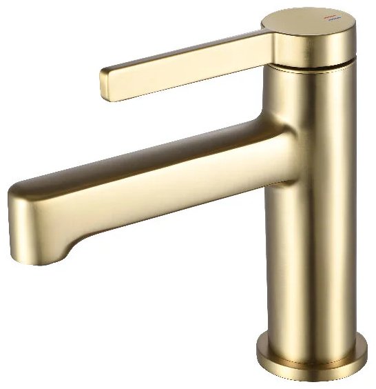 Смеситель для раковины (умывальника) ESKO Canberra CR26Gold, однозахватный купить,67004