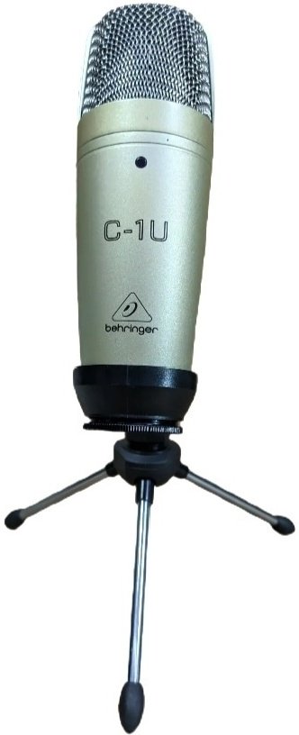 Студийный микрофон Behringer C-1U USB золотистый + стойка