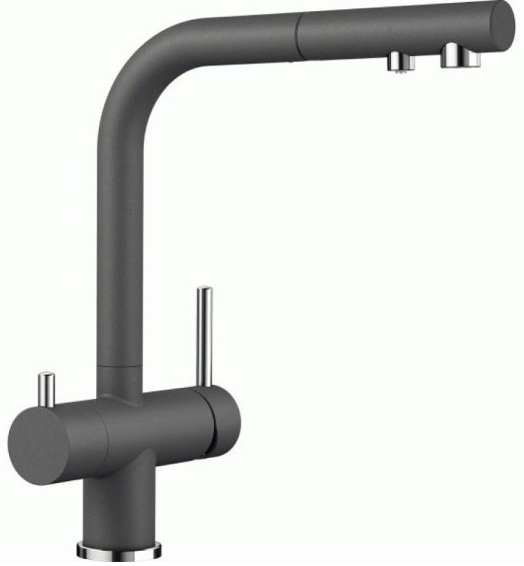 Смеситель для кухни (мойки) Blanco Fontas-S II&nbsp;HD 525207, двухзахватный купить,384671