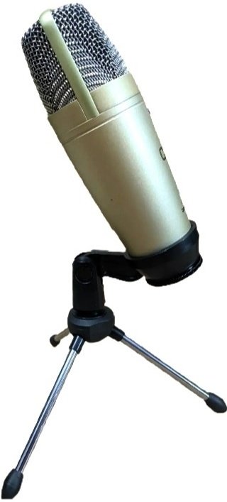 Студийный микрофон Behringer C-1U USB золотистый + стойка