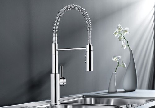 Смеситель с гибким изливом Blanco 521476, латунь, цвет хром - ForteMarket Смеситель с гибким изливом Blanco 521476, латунь, цвет хром купить,216384
