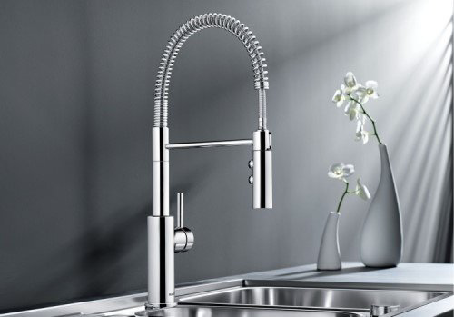 Смеситель с гибким изливом Blanco 521476, латунь, цвет хром - ForteMarket Смеситель с гибким изливом Blanco 521476, латунь, цвет хром купить,216384