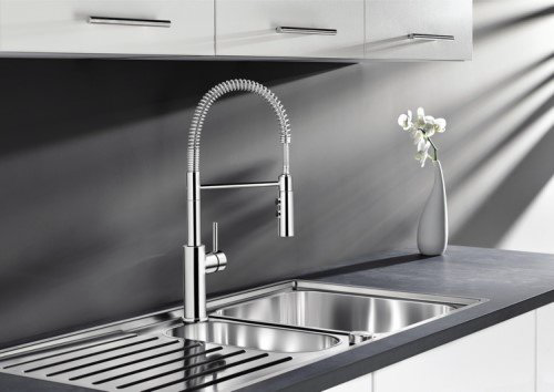 Смеситель с гибким изливом Blanco 521476, латунь, цвет хром - ForteMarket Смеситель с гибким изливом Blanco 521476, латунь, цвет хром купить,216384