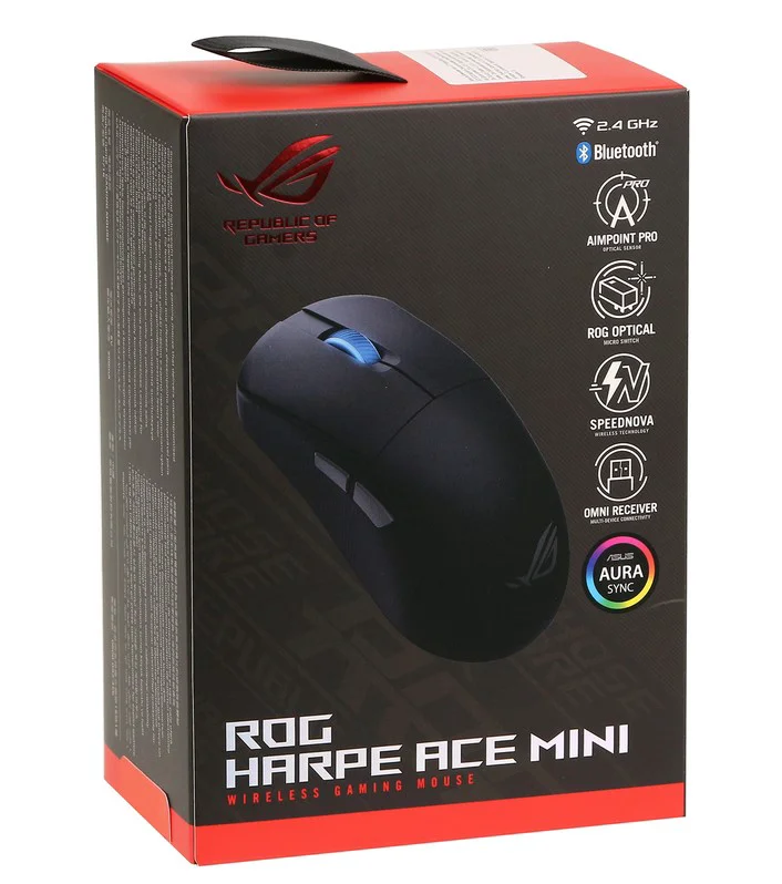 Мышь Asus P716 ROG Harpe Ace Mini 90MP03Z0-BMUA00 Black купить,59990