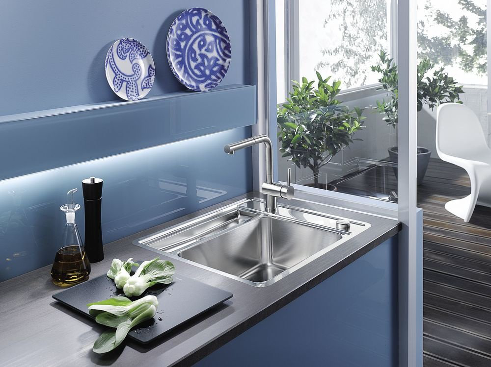 Смеситель для кухни (мойки) Blanco Linus-S 517184 однозахватный купить,NaN