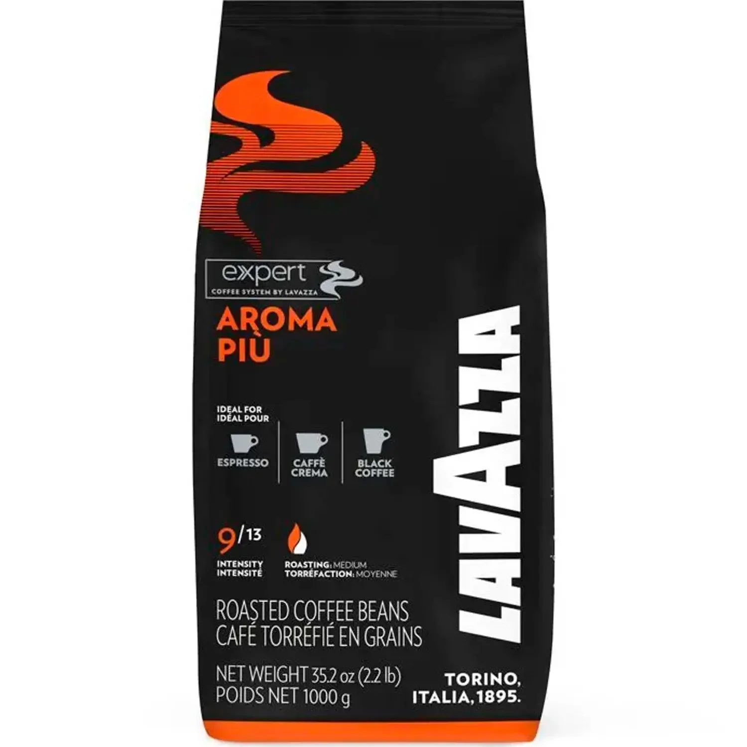 Кофе в зернах Lavazza Aroma Piu 1000гр купить,20990