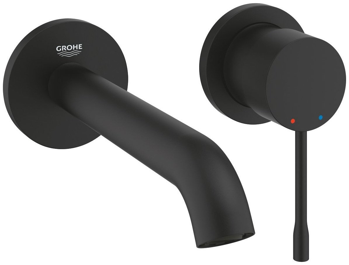 Смеситель для раковины (умывальника) Grohe 29192KF1 цвет черный, однозахватный купить,NaN