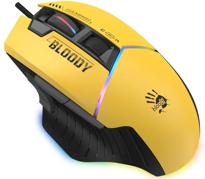 Мышь Bloody W95 Max Sports желтый