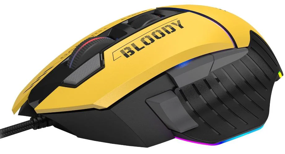 Мышь Bloody W95 Max Sports желтый