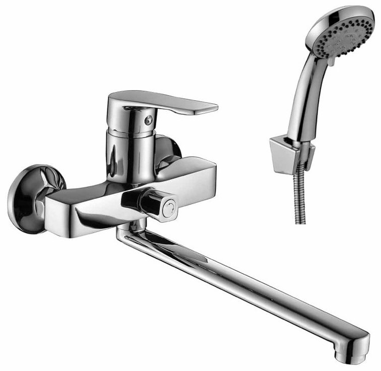 Смеситель для ванны с душем DecoRoom DR23043 однозахватный купить,NaN