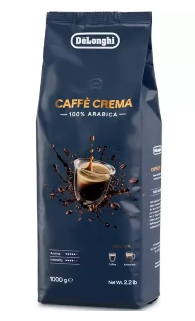 Кофе в зернах Delonghi Pack Coffee Crema Arabica DLSC618 1000гр купить,17990
