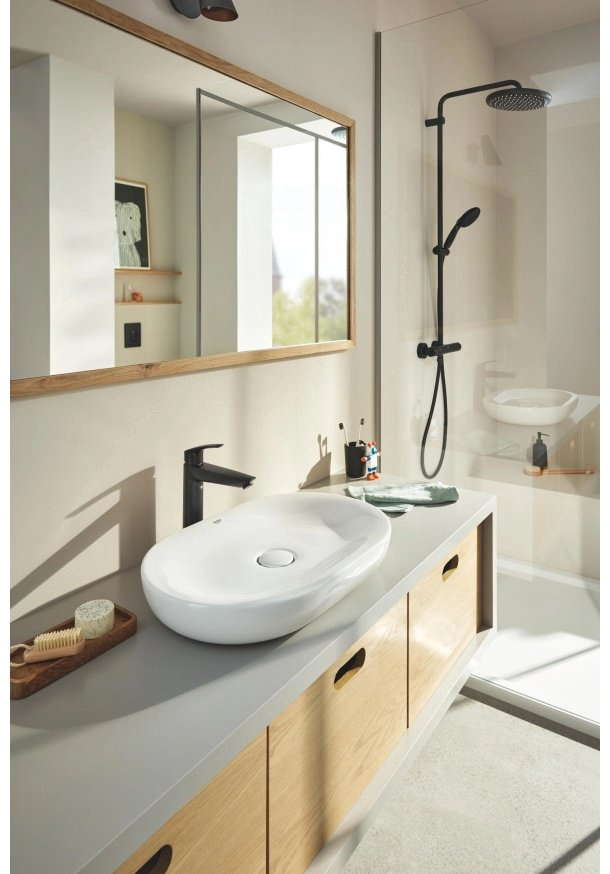 Смеситель для раковины (умывальника) Grohe Eurosmart, размер XL, матовый чёрный (239712433), однозахватный - ForteMarket Смеситель для раковины (умывальника) Grohe Eurosmart, размер XL, матовый чёрный (239712433), однозахватный купить,NaN