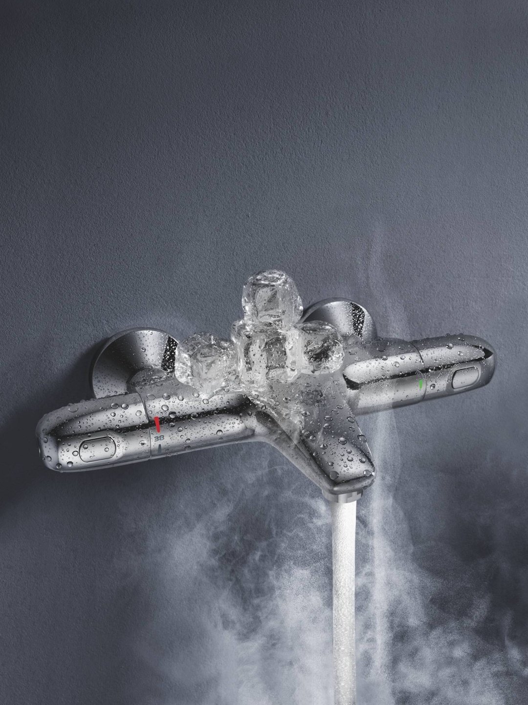 Смеситель для ванны Grohe Grohtherm 1000 Pro 34816003, латунь, цвет хром