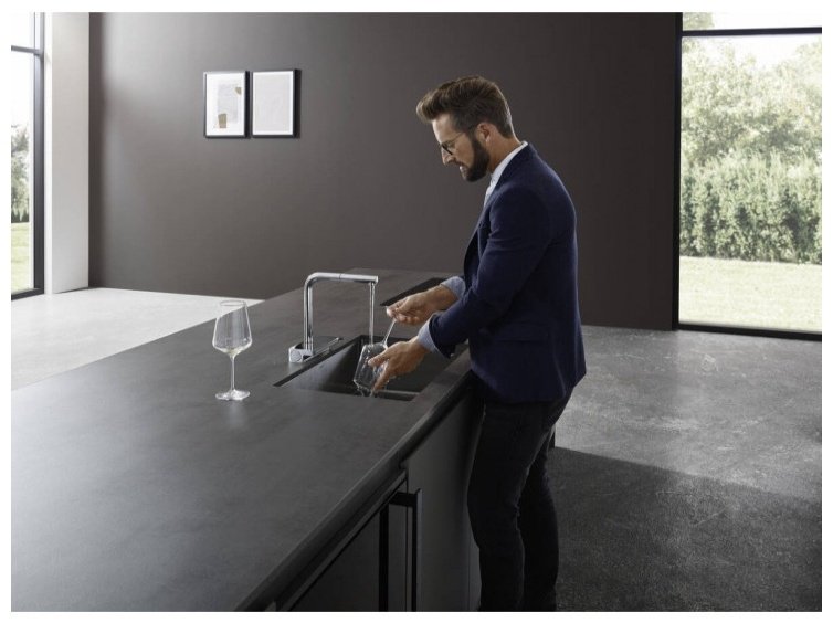 Смеситель для кухни (мойки) Hansgrohe Aquno Select M81 73836800, однозахватный купить,NaN