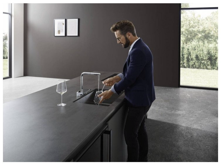 Смеситель для кухни (мойки) Hansgrohe Aquno Select M81 73836800, однозахватный купить,NaN