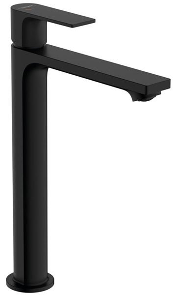 Смеситель для раковины 240, с донным клапаном, черный Hansgrohe Rebris S CoolStart 72581670