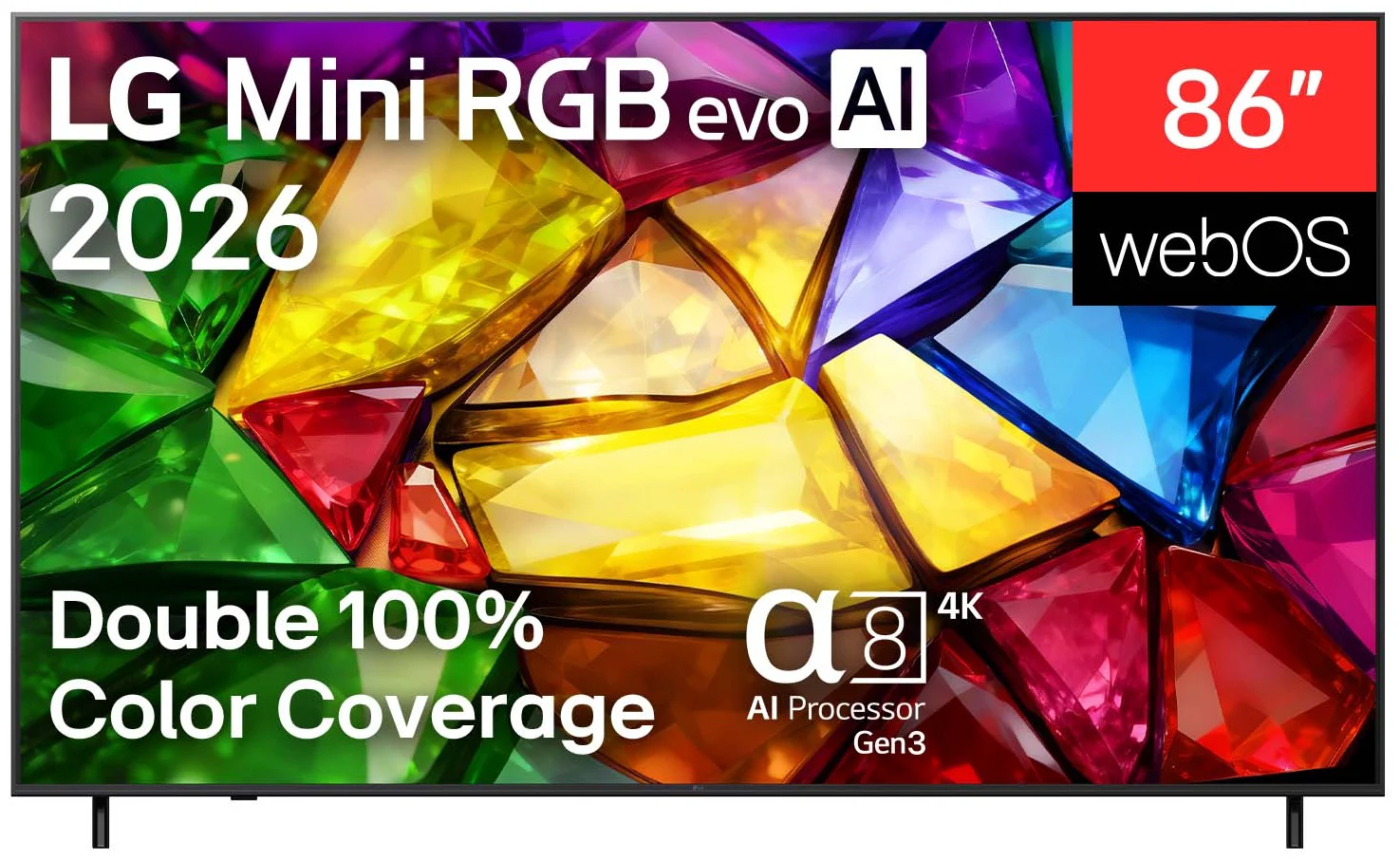 Телевизор 86" (218 см) LG 86MRGB86B6A MiniRGB UHD Black купить,1899990