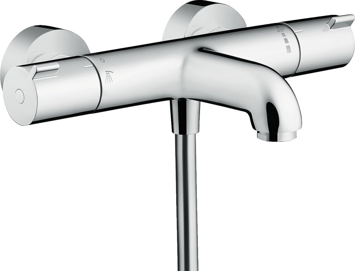 Смеситель для ванны Hansgrohe Ecostat 1001 cl HG13201000, нержавеющая сталь, цвет хром купить,NaN