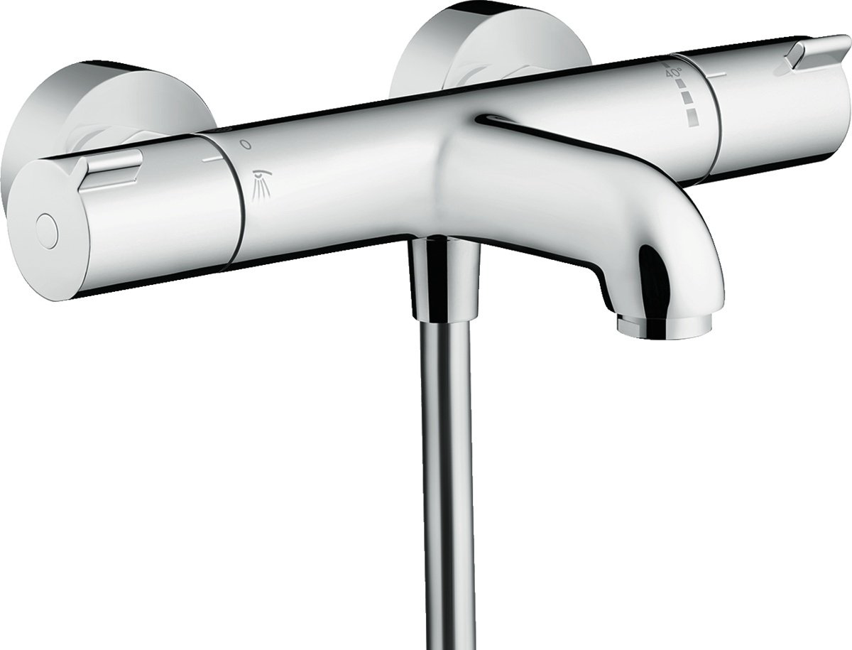 Смеситель для ванны Hansgrohe Ecostat 1001 cl HG13201000, нержавеющая сталь, цвет хром купить,NaN