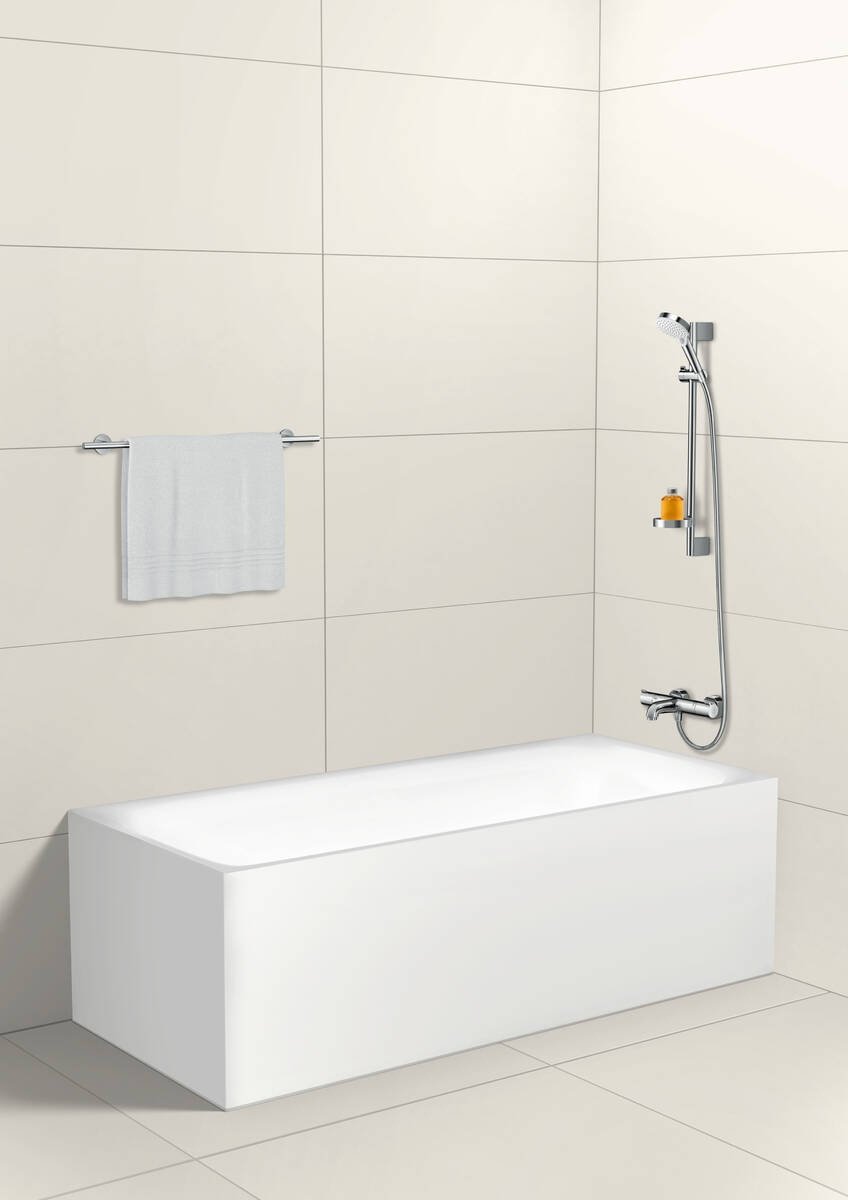 Смеситель для ванны Hansgrohe Ecostat 1001 cl HG13201000, нержавеющая сталь, цвет хром купить,NaN