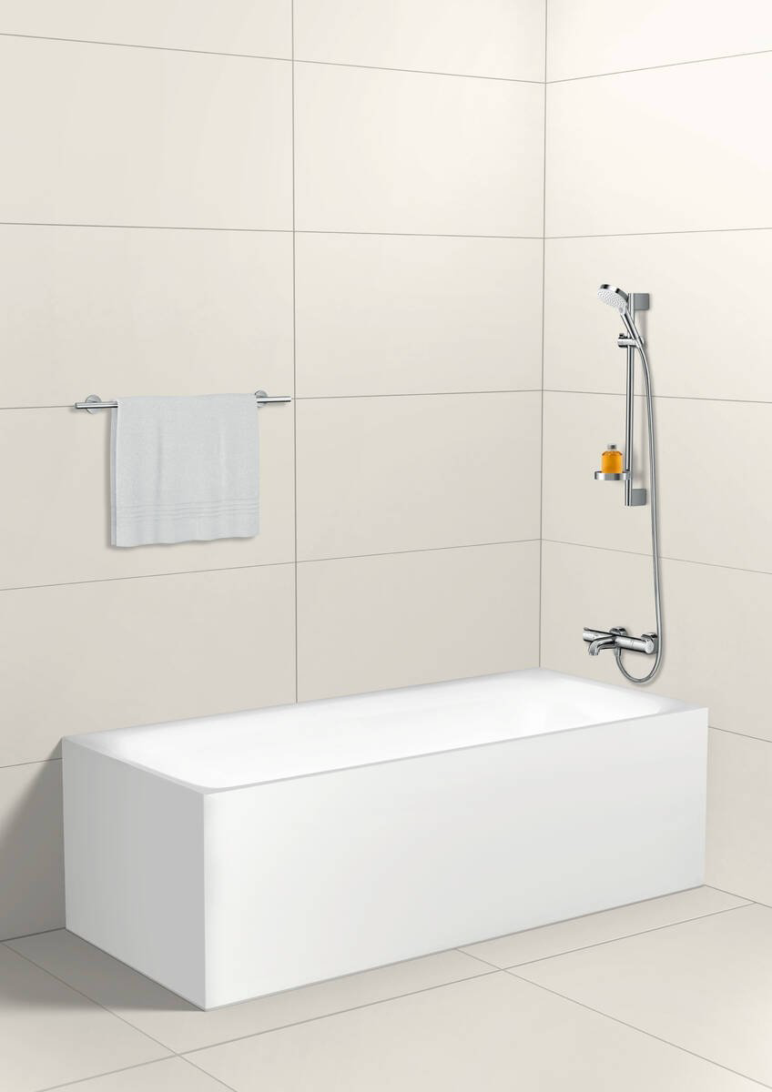 Смеситель для ванны Hansgrohe Ecostat 1001 cl HG13201000, нержавеющая сталь, цвет хром купить,NaN