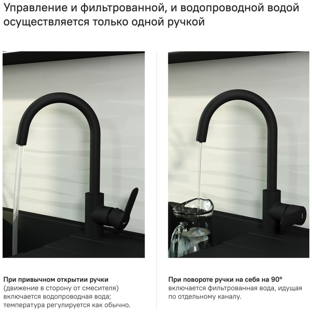 Смеситель для кухни (мойки) IDDIS CUBBLFJi05, однозахватный