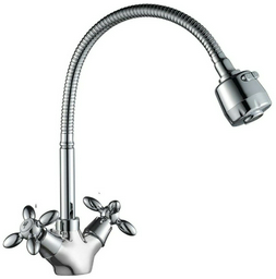Смеситель для кухни (мойки) DecoRoom DR53031, двухзахватный