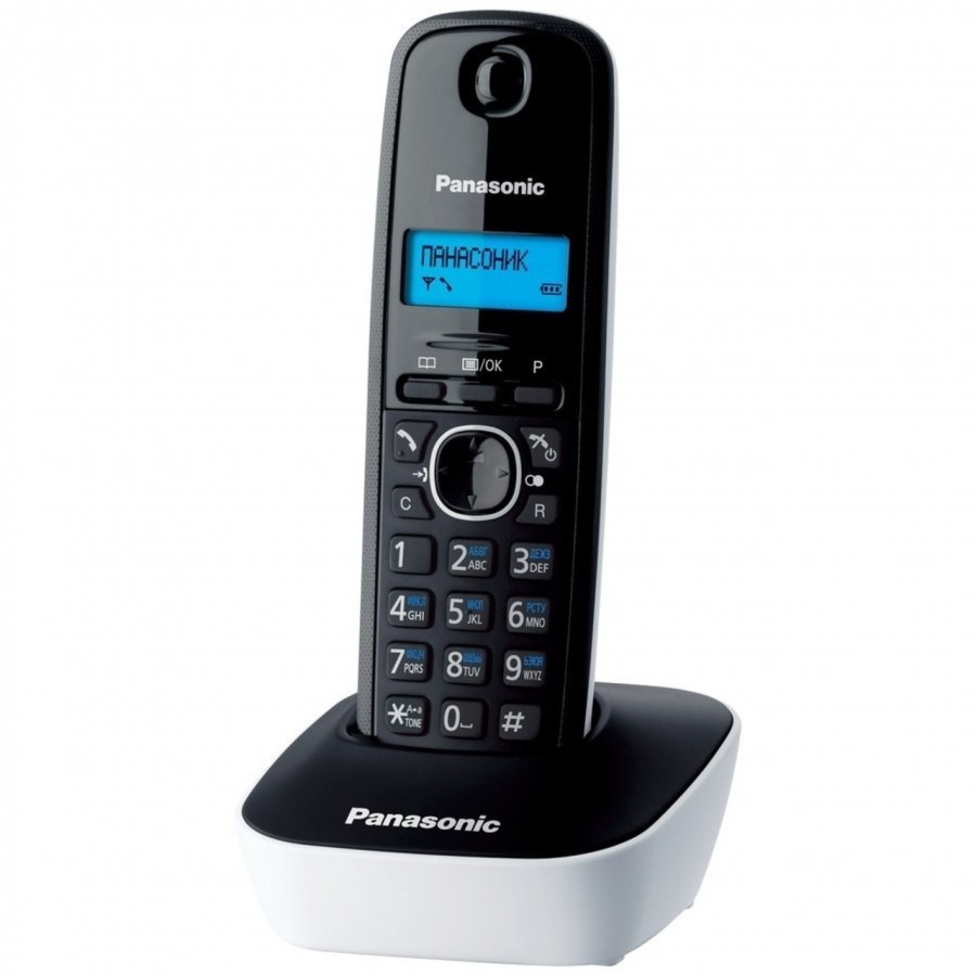 Радиотелефон Panasonic KX-TG1611RUW черно-белый