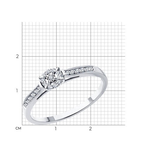 Кольцо Diamant 52-210-01923-1 16р 1,67гр. купить,NaN