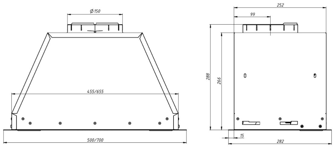 Вытяжка Franke VERA BK 52 черный купить,0