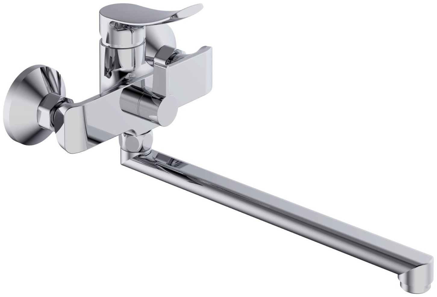 Смеситель для ванны Haiba HB22553, латунь, цвет хром купить,NaN