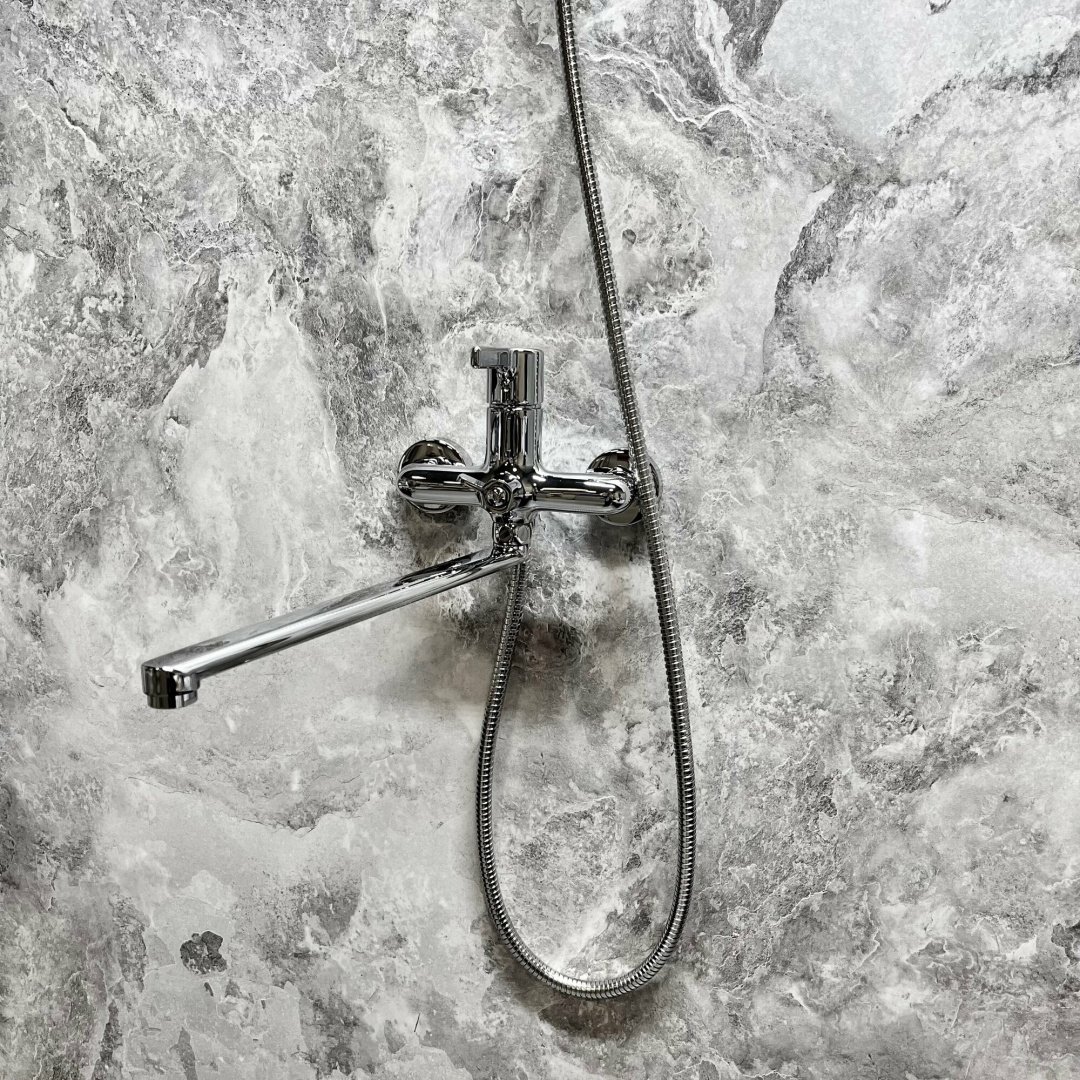 Смеситель для ванны Haiba HB22814, латунь, цвет хром купить,NaN