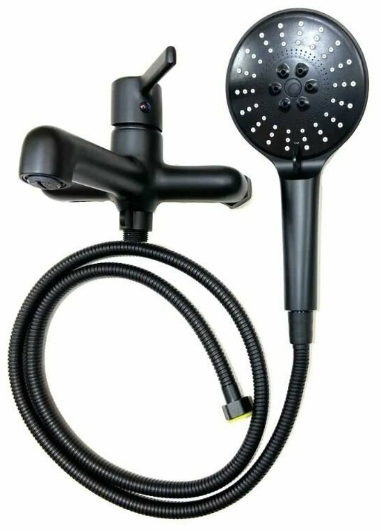 Смеситель для ванны Haiba HB60814-7, латунь, цвет черный - ForteMarket Смеситель для ванны Haiba HB60814-7, латунь, цвет черный купить,35090