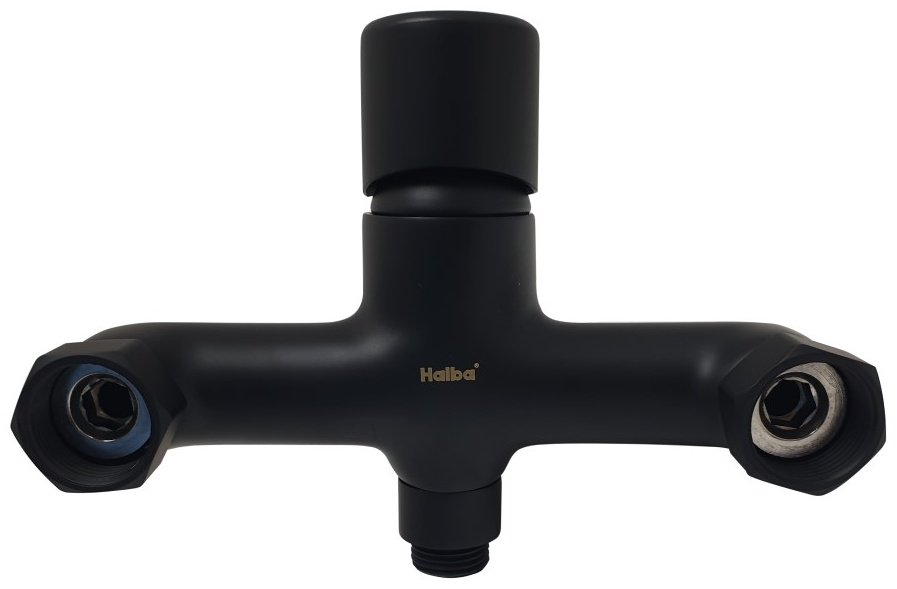 Смеситель для ванны Haiba HB60814-7, латунь, цвет черный - ForteMarket Смеситель для ванны Haiba HB60814-7, латунь, цвет черный купить,35090