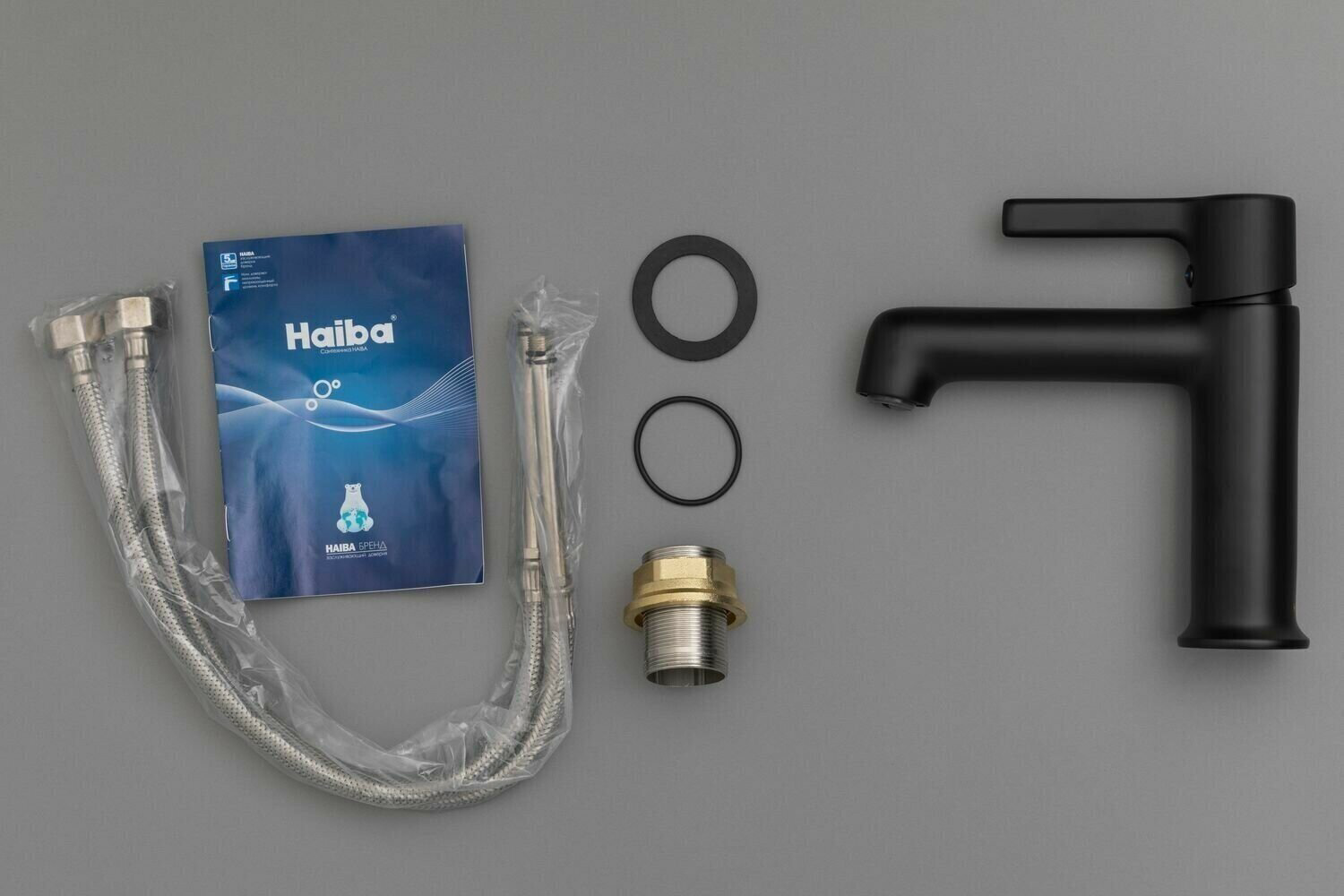 Смеситель для раковины (умывальника) Haiba HB10814-7, однозахватный купить,23040