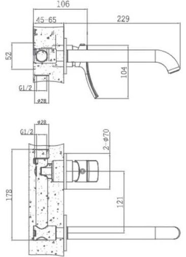 Смеситель для раковины (умывальника) Haiba HB14553, однозахватный купить,0