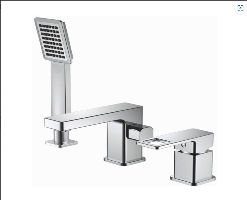 Смеситель для ванны Haiba HB80615, латунь, цвет хром купить,NaN