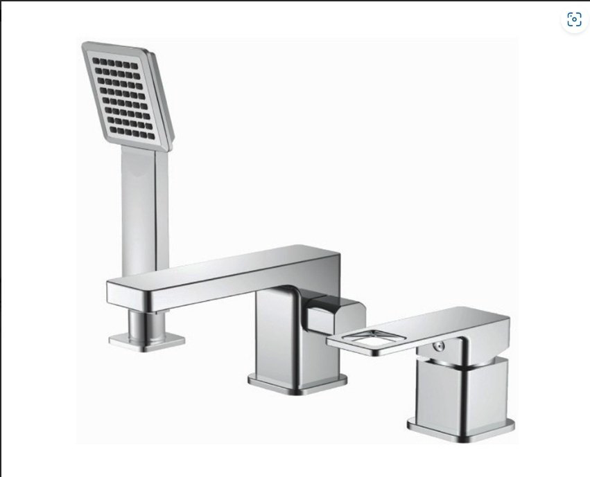 Смеситель для ванны Haiba HB80615, латунь, цвет хром купить,NaN