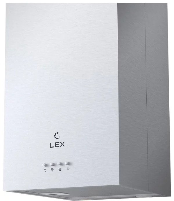 Вытяжка LEX Tubo Quattro Isola 350 серебристый купить,NaN
