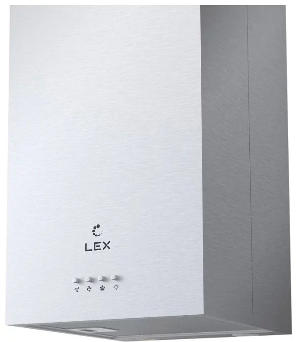 Вытяжка LEX Tubo Quattro Isola 350 серебристый купить,NaN