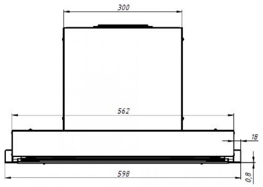 Вытяжка Franke T-FORM BK 60 черный купить,0